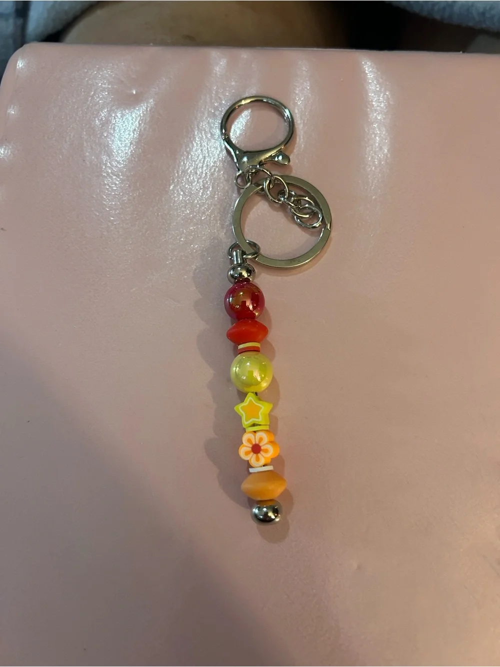 Beaded Multi-Color Keychain Charm - Picture 6 of 16